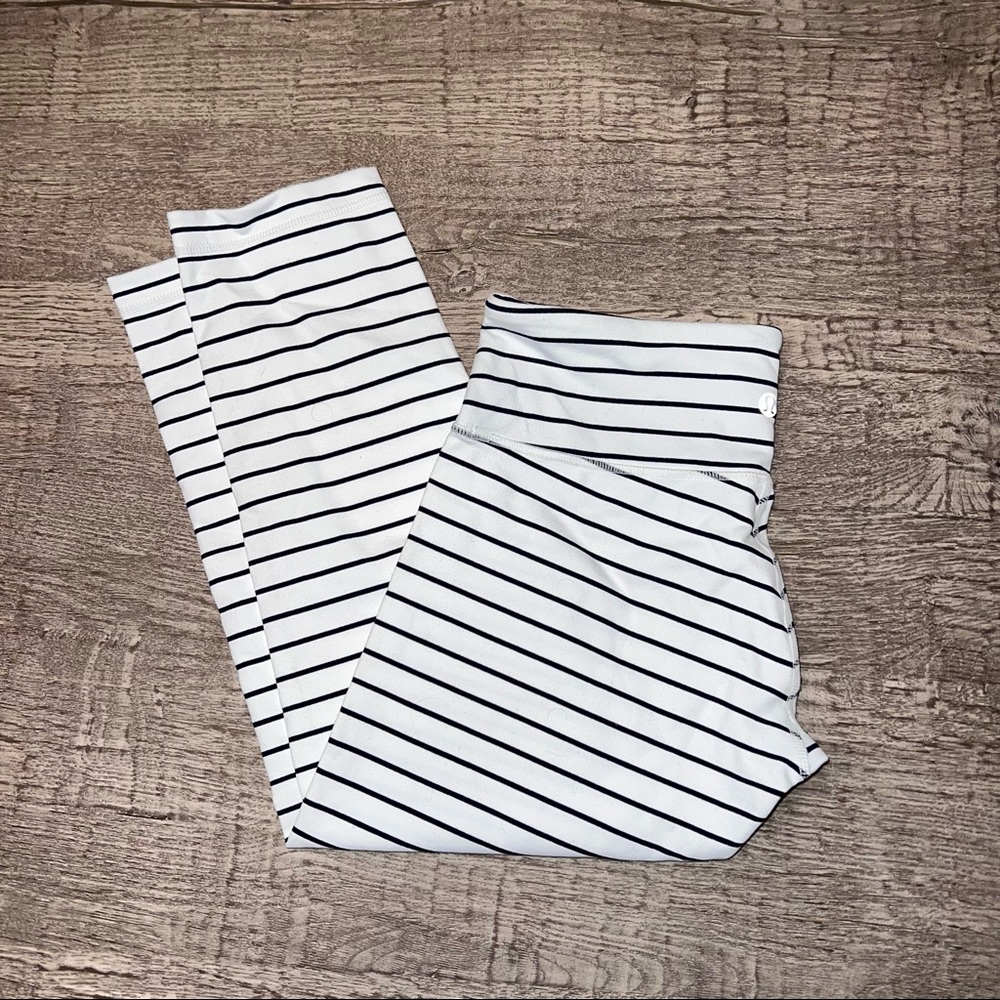 🦄Lululemon Quiet Stripe Leggings Size 6